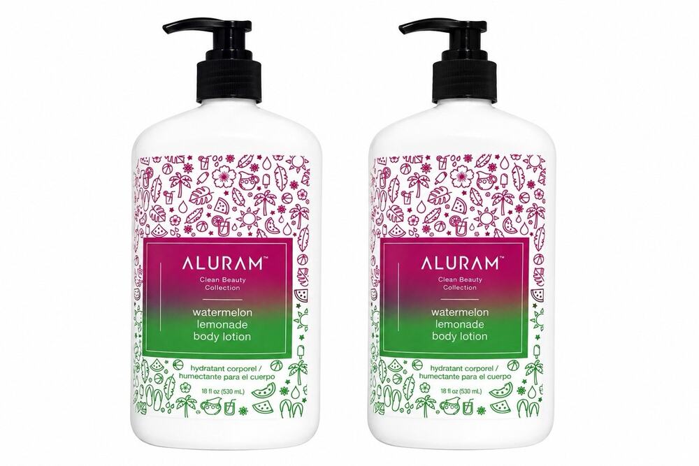 ALURAM Watermelon Lemonade Body Lotion 18 fl oz 530 mL Lot of 2